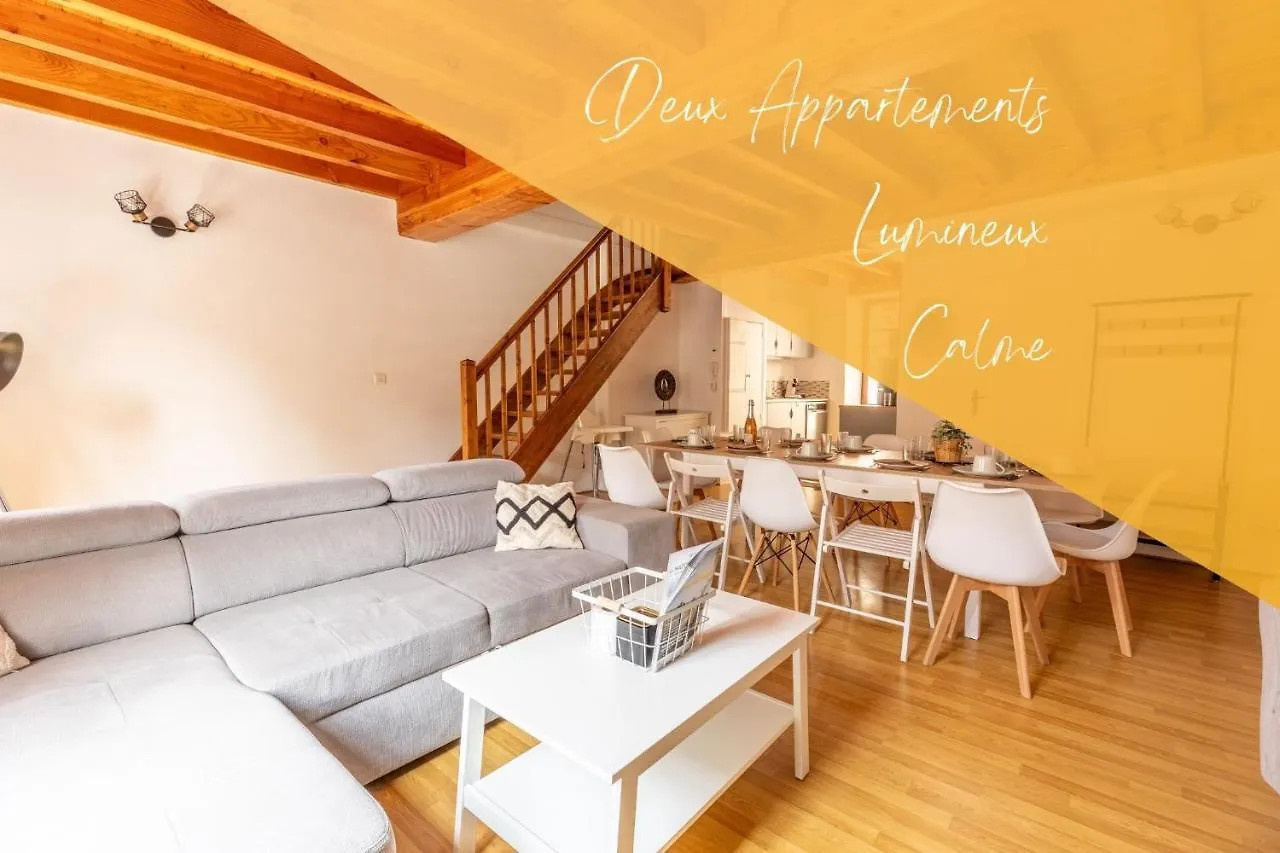 Le Double Pirou # 2 Appartements # Halte Auvergne Thiers Apartment