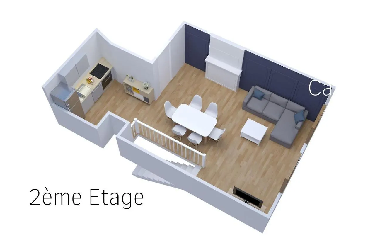 Le Double Pirou # 2 Appartements # Halte Auvergne Thiers France